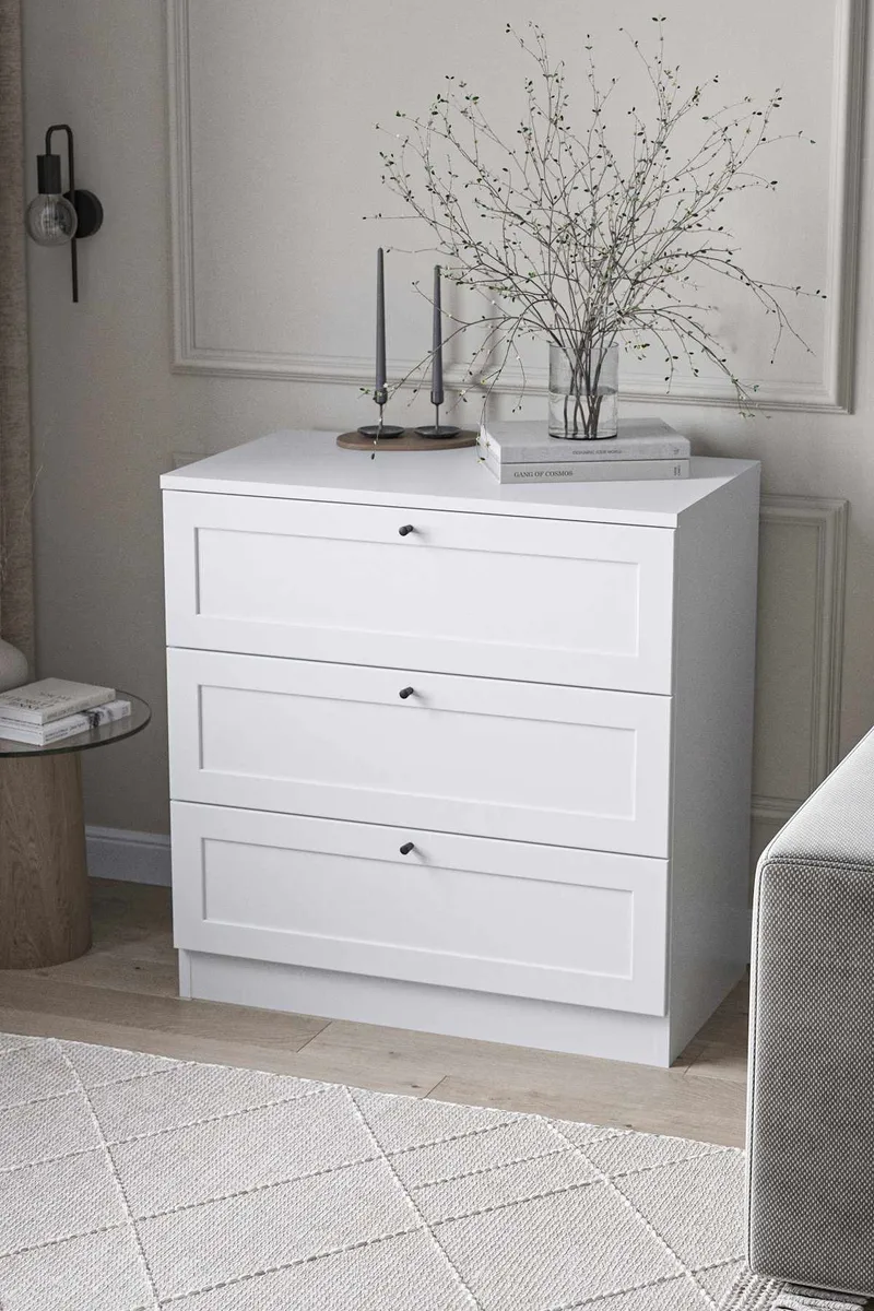 Interlaken Byrå 75 cm - Vit - Förvaring - Förvaringsmöbler - Byrå