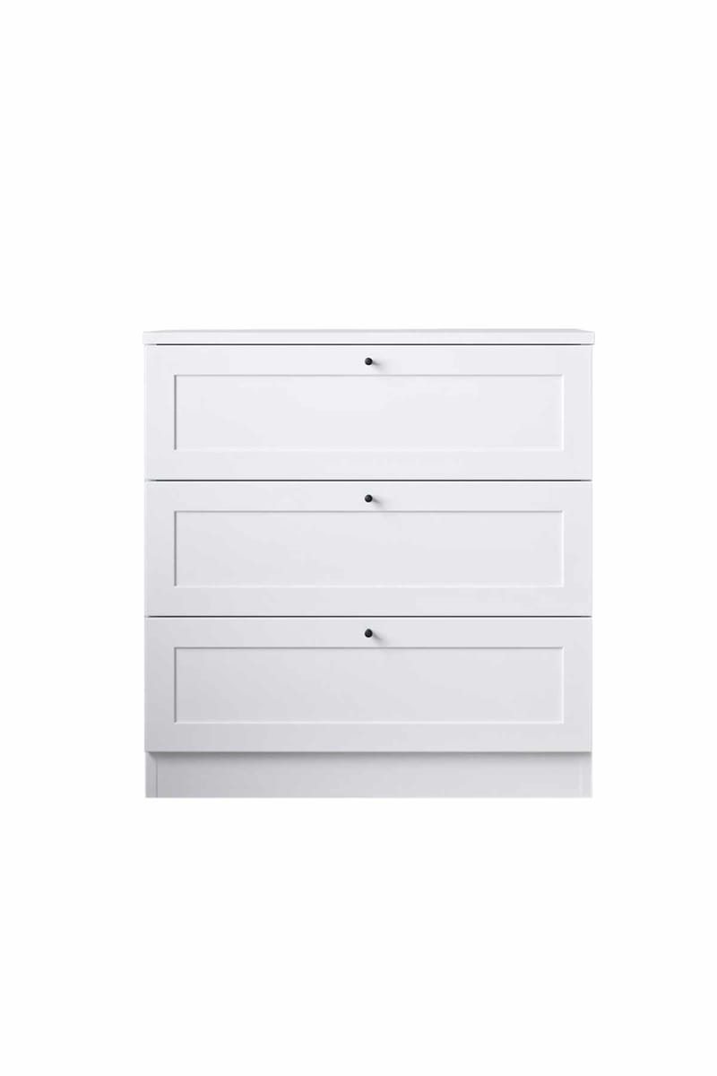 Interlaken Byrå 75 cm, Vit