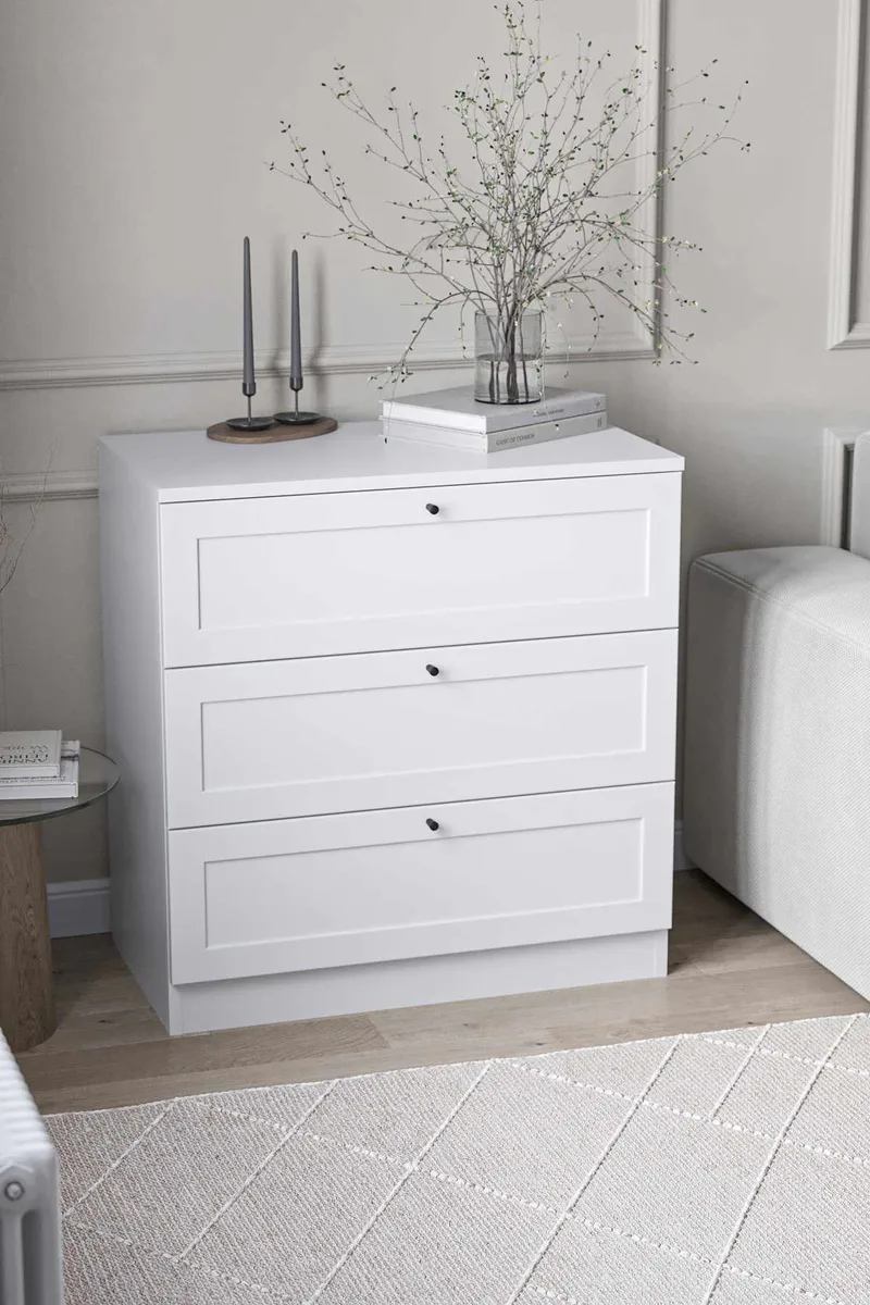 Interlaken Byrå 75 cm - Vit - Förvaring - Förvaringsmöbler - Byrå