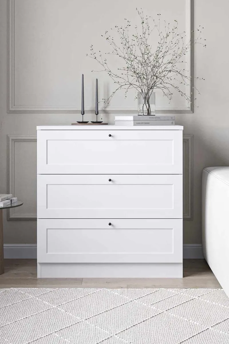 Interlaken Byrå 75 cm - Vit - Förvaring - Förvaringsmöbler - Byrå