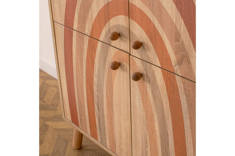 IRIS Highboard 95x111 cm Brun - Förvaring - Förvaringsmöbler - Byrå