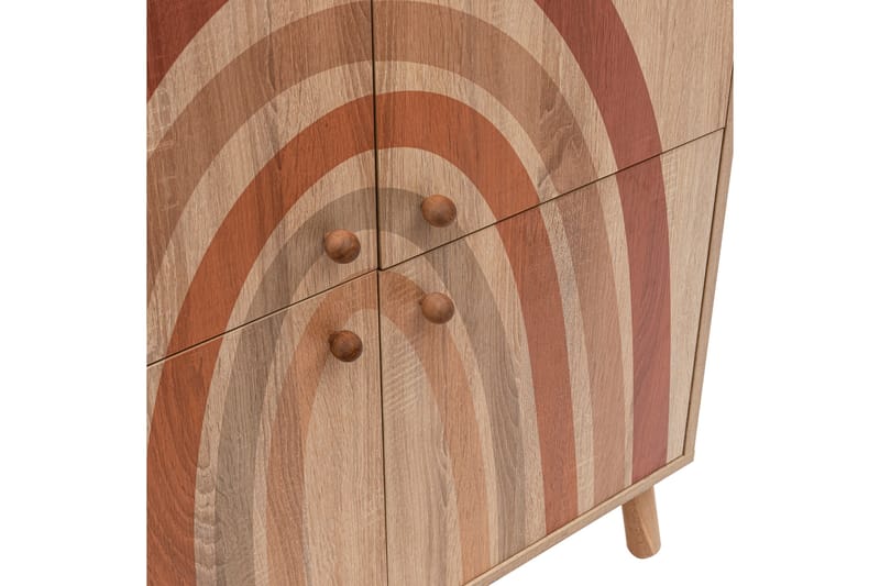 IRIS Highboard 95x111 cm Brun - Byrå