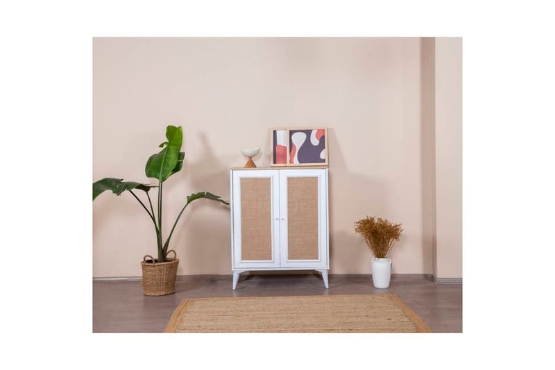 Jatinder Skänk 90x41 cm - Natur/Vit - Förvaring - Förvaringsmöbler - Skänkar & sideboards