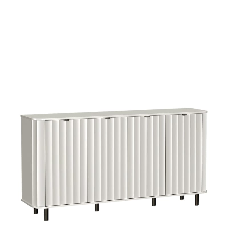 Joriel Skänk 177 cm, Vit|svart