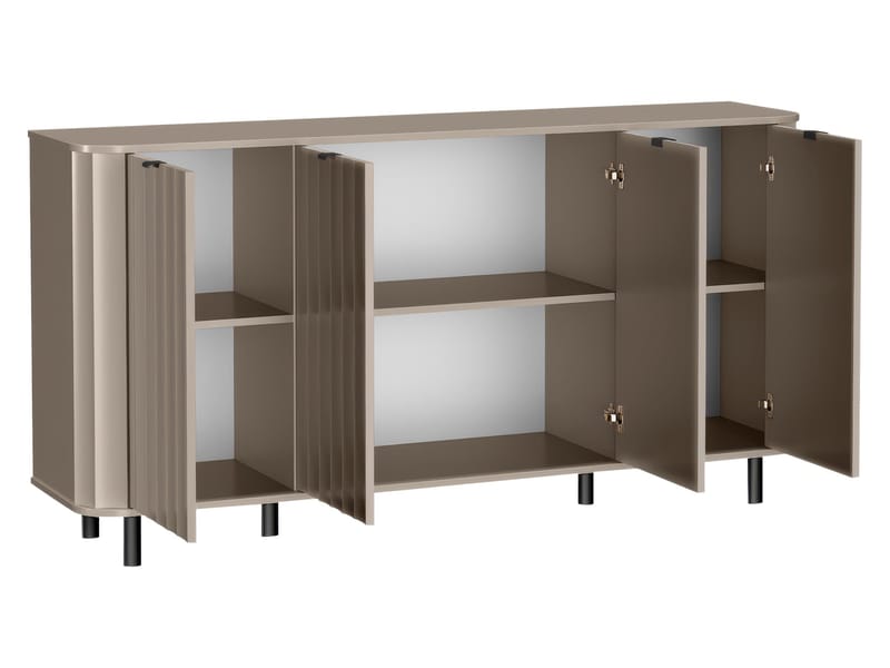 Joriel Skänk 177 cm - Vit|svart - Förvaring - Förvaringsmöbler - Skänkar & sideboards