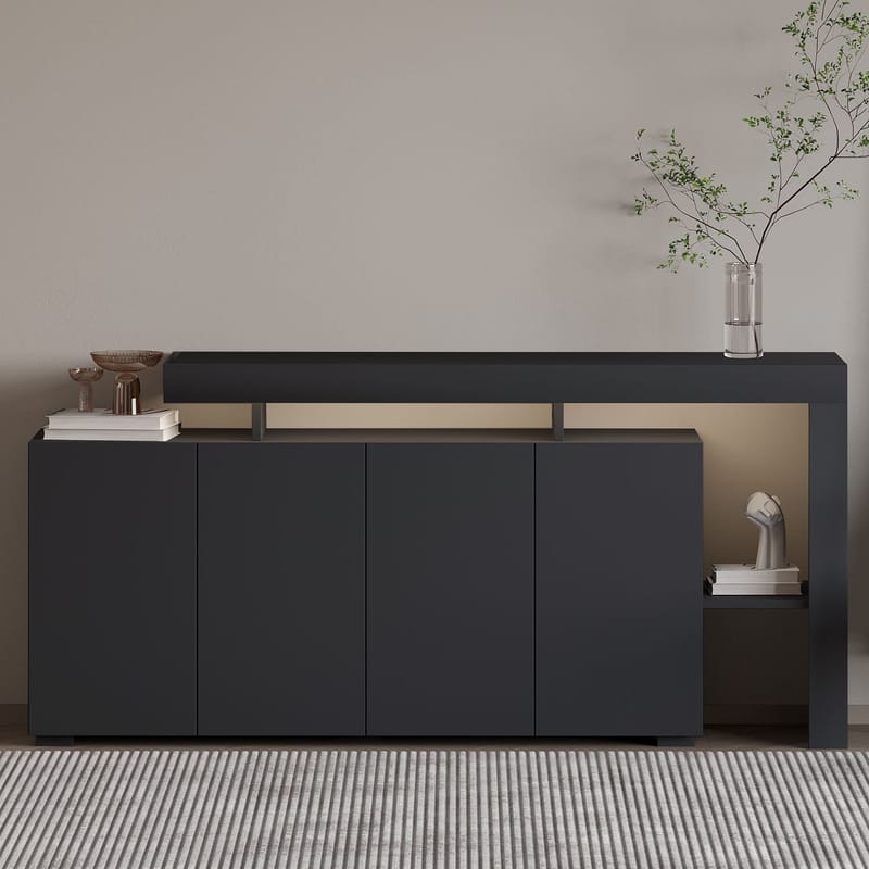 Jurukovo Konsolbord 170 cm - Antracit - Förvaring - Förvaringsmöbler - Skänkar & sideboards