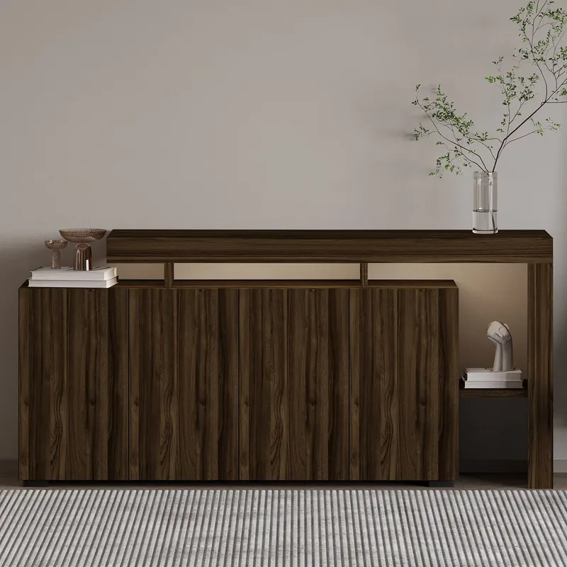 Jurukovo Konsolbord 170 cm - Valnöt - Förvaring - Förvaringsmöbler - Skänkar & sideboards