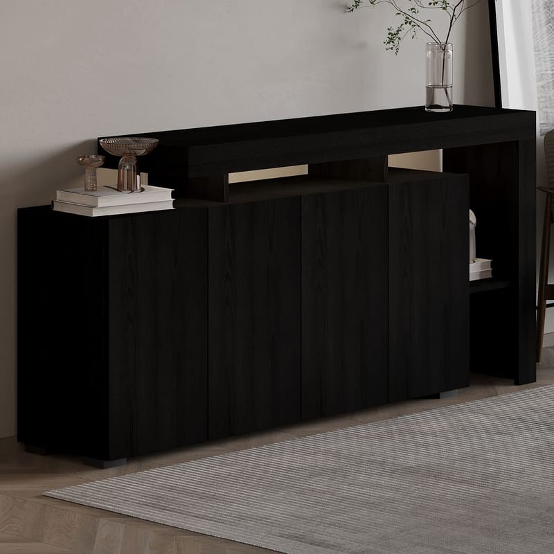 Jurukovo Konsolbord 170 cm - Wood Black - Förvaring - Förvaringsmöbler - Skänkar & sideboards