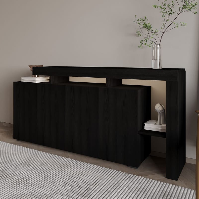 Jurukovo Konsolbord 170 cm - Wood Black - Förvaring - Förvaringsmöbler - Skänkar & sideboards