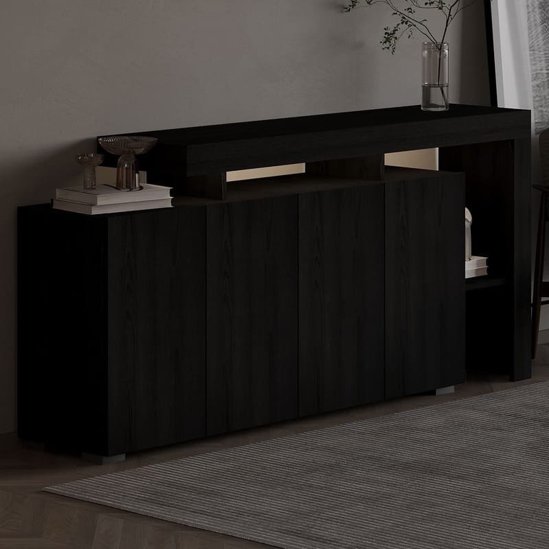 Jurukovo Konsolbord 170 cm - Wood Black - Förvaring - Förvaringsmöbler - Skänkar & sideboards