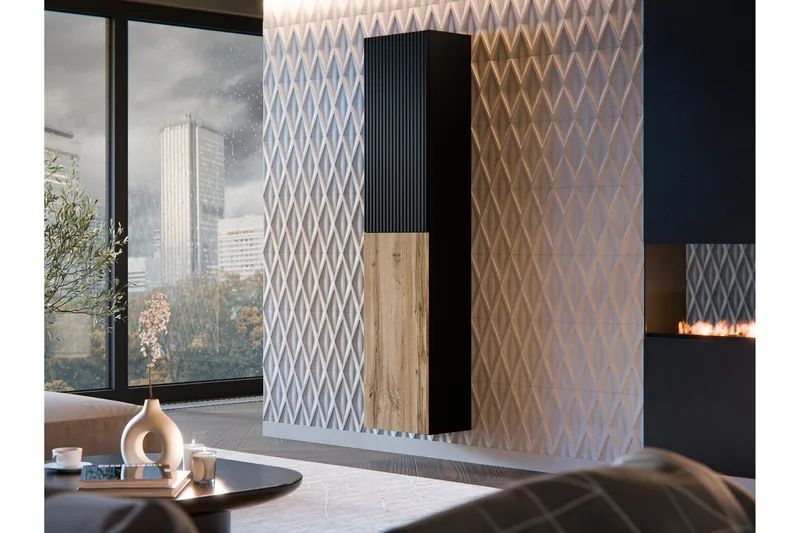 Kangana Highboard - Brun/Svart - Förvaring - Förvaringsmöbler - Byrå