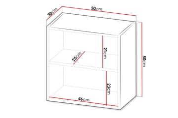 Kangana Highboard - Svart - Förvaring - Köksförvaring - Kökshylla