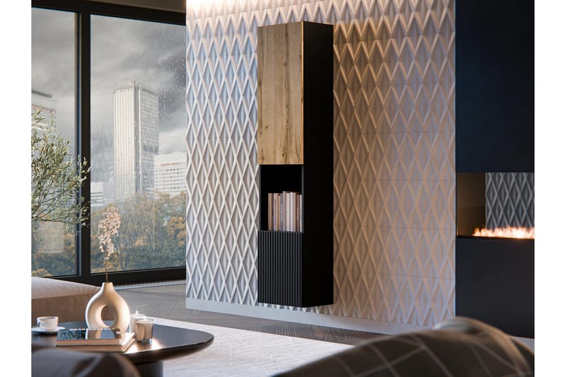 Kangana Highboard - Svart/Brun - Förvaring - Förvaringsmöbler - Byrå