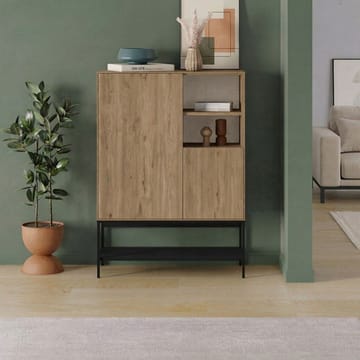 Kenvor Sideboard 90x125x40 cm - naturlig ek trä svart svart - Förvaring - Förvaringsmöbler - Skänkar & sideboards