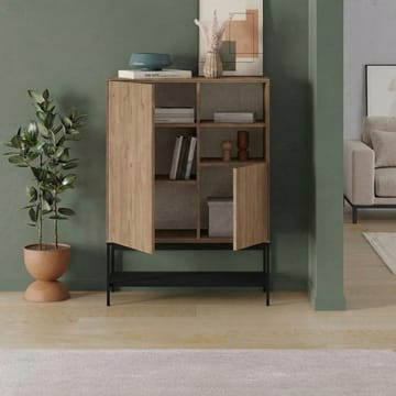 Kenvor Sideboard 90x125x40 cm - naturlig ek trä svart svart - Förvaring - Förvaringsmöbler - Skänkar & sideboards