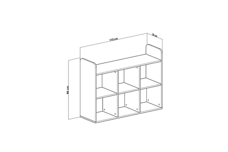 Konsol Sakarya 2 Vit - Vit - Förvaring - Förvaringsmöbler - Byrå