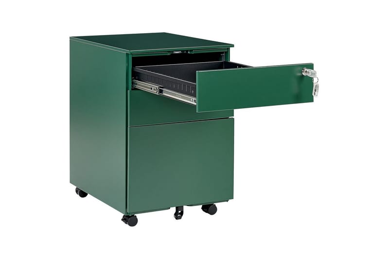 Kontorsskåp Cami Grön - Grön - Förvaring - Förvaringsmöbler - Byrå