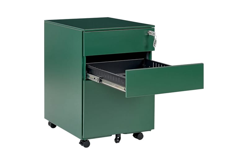 Kontorsskåp Cami Grön - Grön - Förvaring - Förvaringsmöbler - Byrå