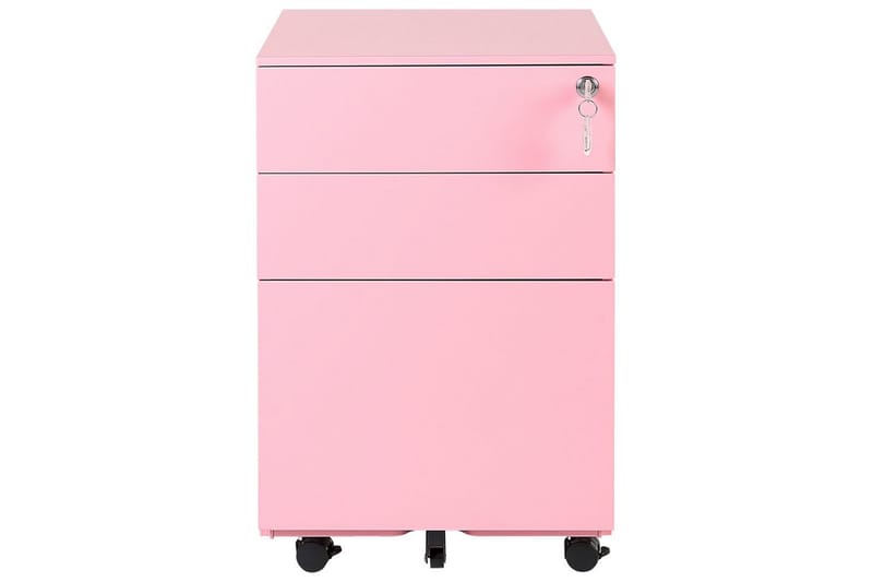 Kontorsskåp Cami Rosa - Rosa - Förvaring - Förvaringsmöbler - Byrå