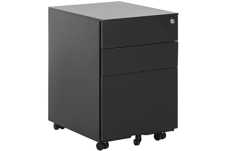 Kontorsskåp Cami Svart, Svart