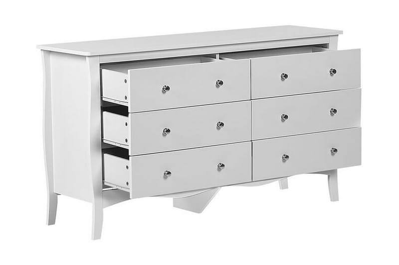 PYLETOWN Byrå 130 cm Vit - Förvaring - Förvaringsmöbler - Köpmansdisk