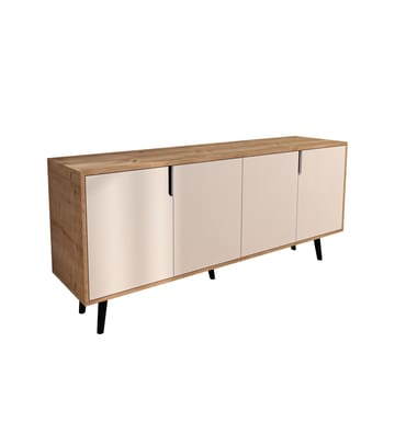 Latinara Konsolbord 180 cm - Sapphire Oak, Vit - Förvaring - Förvaringsmöbler - Skänkar & sideboards