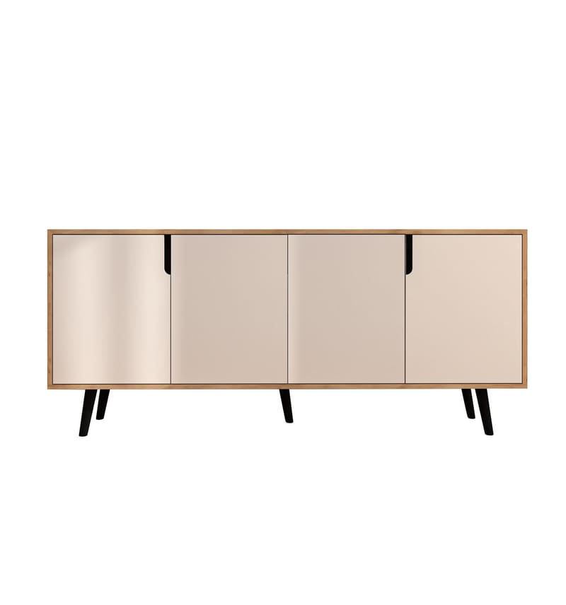 Latinara Konsolbord 180 cm - Sapphire Oak, Vit - Förvaring - Förvaringsmöbler - Skänkar & sideboards