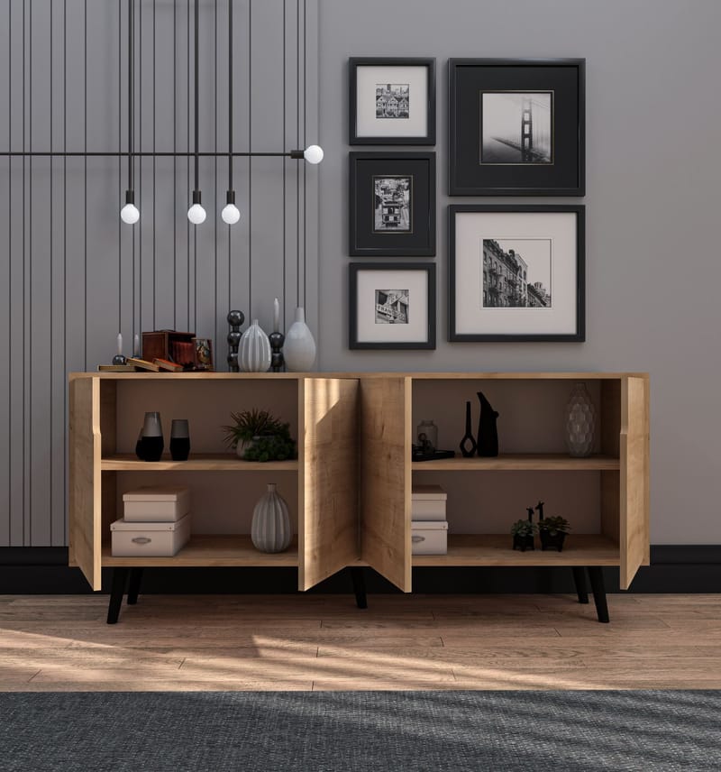 Latinara Konsolbord 180 cm - Sapphire Oak - Förvaring - Förvaringsmöbler - Skänkar & sideboards