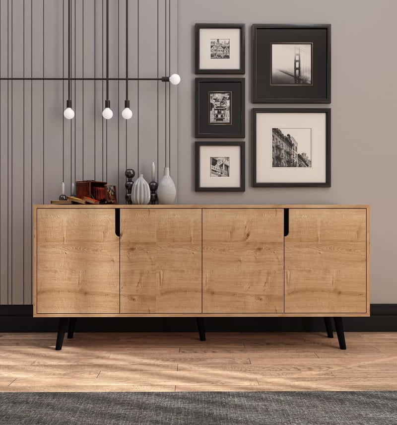 Latinara Konsolbord 180 cm - Sapphire Oak - Förvaring - Förvaringsmöbler - Skänkar & sideboards