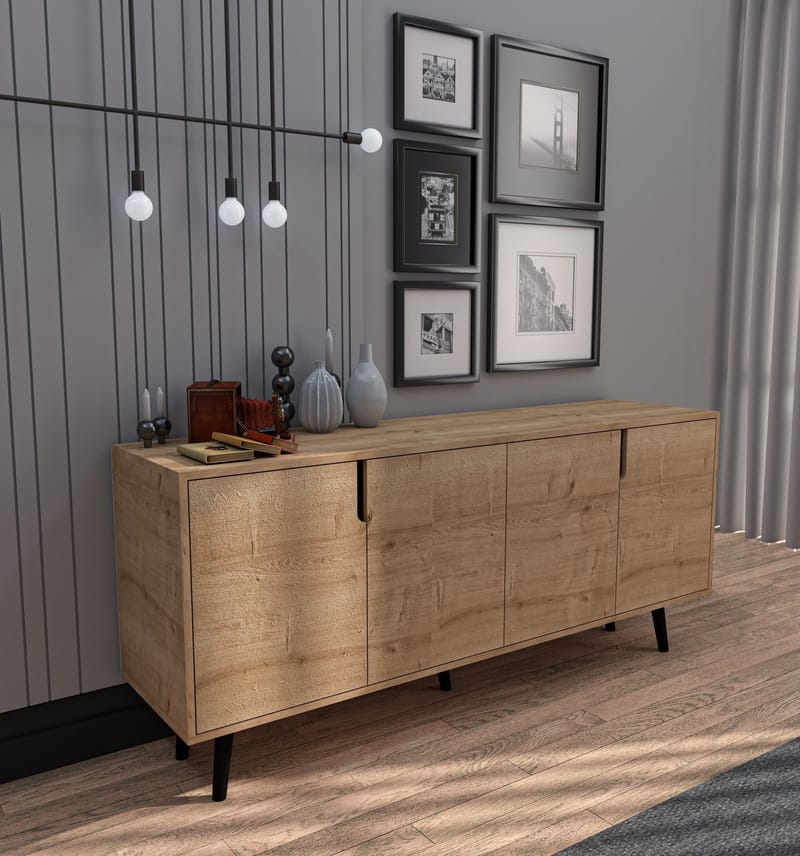 Latinara Konsolbord 180 cm - Sapphire Oak - Förvaring - Förvaringsmöbler - Skänkar & sideboards