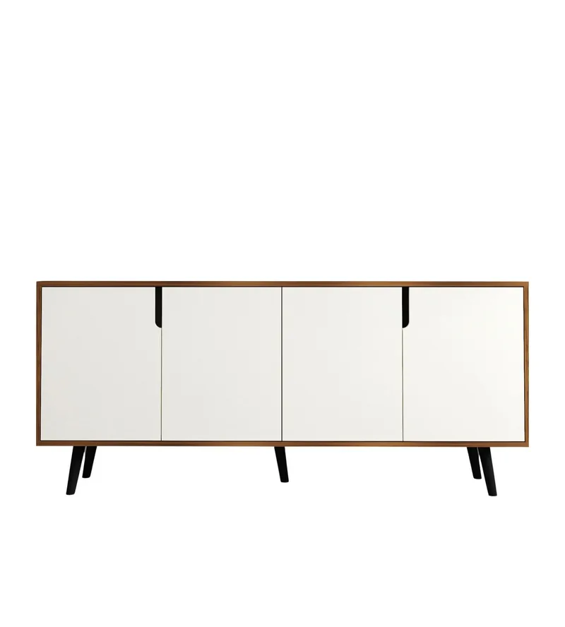Latinara Konsolbord 180 cm, Valnöt och vit