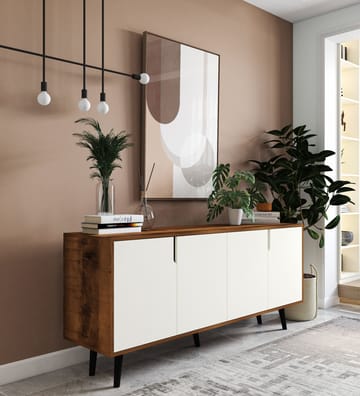 Latinara Konsolbord 180 cm - Valnöt och vit - Förvaring - Förvaringsmöbler - Skänkar & sideboards