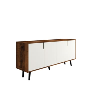 Latinara Konsolbord 180 cm - Valnöt och vit - Förvaring - Förvaringsmöbler - Skänkar & sideboards
