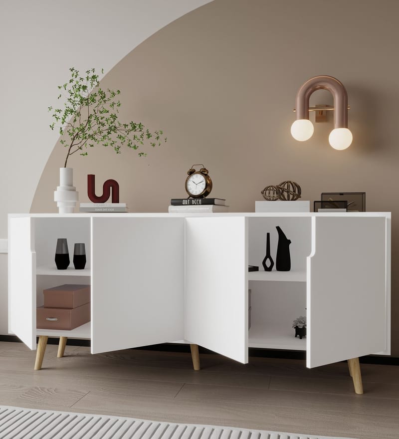 Latinara Konsolbord 180 cm - Vit - Förvaring - Förvaringsmöbler - Skänkar & sideboards