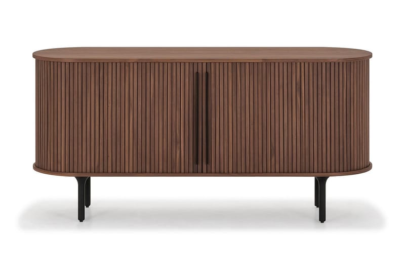 LENOIR Sideboard 150x45 cm Massiv Valnöt Brun - Skänkar & sideboards