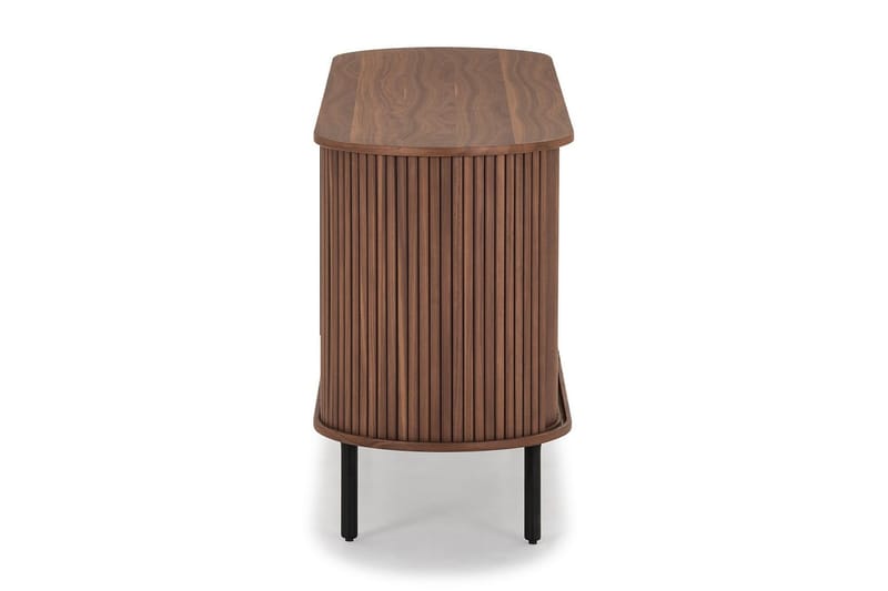 LENOIR Sideboard 150x45 cm Massiv Valnöt Brun - Skänkar & sideboards