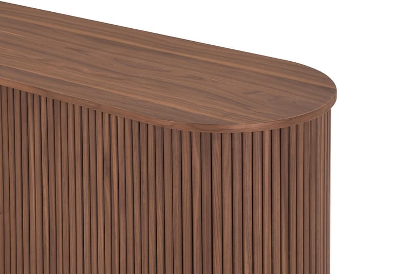 LENOIR Sideboard 150x45 cm Massiv Valnöt Brun - Skänkar & sideboards