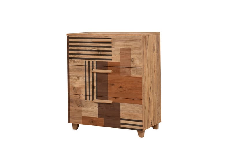 Leva Byrå 80x95 cm Brun, Hanah Home