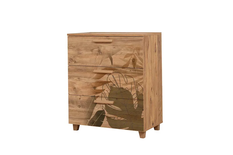 Leva Byrå 80x95 cm Brun - Hanah Home - Förvaring - Förvaringsmöbler - Byrå