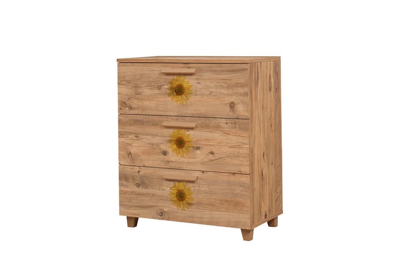 Leva Byrå 80x95 cm Brun - Hanah Home - Förvaring - Förvaringsmöbler - Byrå