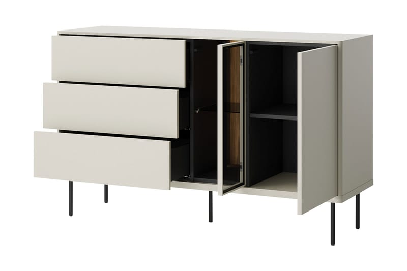 Levisa Byrå - Beige/Grå - Förvaring - Förvaringsmöbler - Byrå