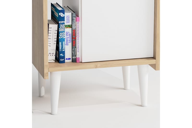 LOGGY Highboard 50x30 cm Natur/Vit - Byrå