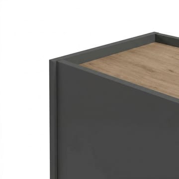 Lomar Konsol 150x82,9x40,5 cm - Antracit/Naturlig ek svart - Förvaring - Förvaringsmöbler - Skänkar & sideboards