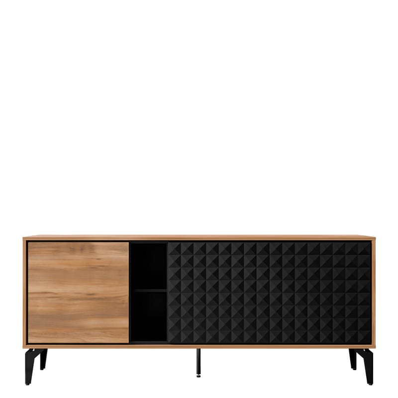 Lorvenn Skänk 190x40 cm, Brun/Svart