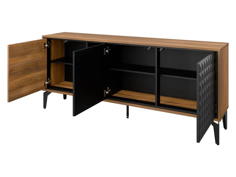 Lorvenn Skänk 190x40 cm - Brun/Svart - Förvaring - Förvaringsmöbler - Skänkar & sideboards