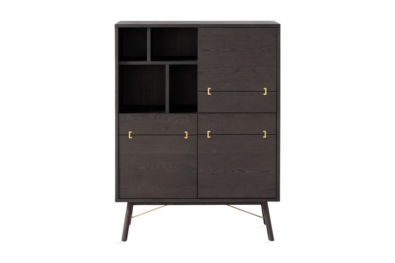 LUNING Sideboard 93x45 cm Massiv Ek Brun - Skänkar & sideboards