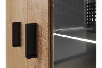 Lyrosen Skänk 120 cm i Trä med Glasdörr - Beige - Förvaring - Förvaringsmöbler - Skänkar & sideboards