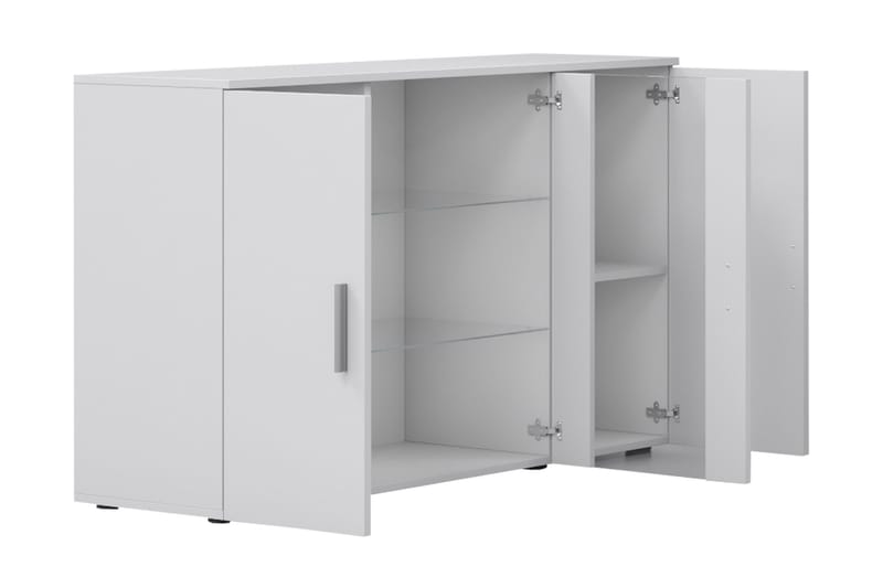 Lyrosen Skänk 120 cm i Trä med Glasdörr - Beige - Förvaring - Förvaringsmöbler - Skänkar & sideboards