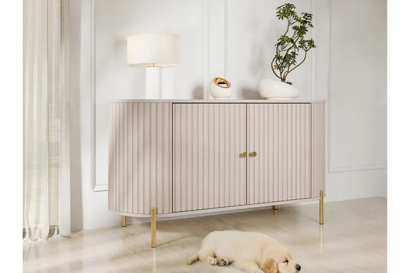 Maggio Skänk 139x43 cm - Beige - Förvaring - Förvaringsmöbler - Skänkar & sideboards