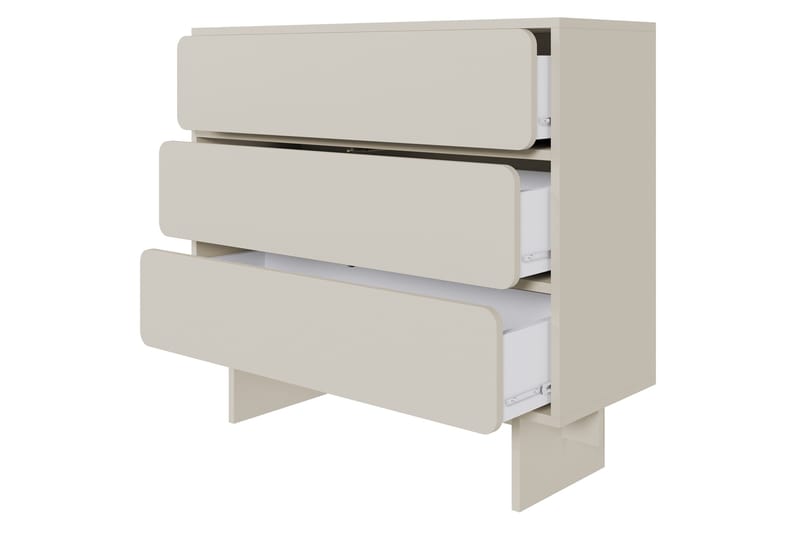 Marinport Byrå 101 cm - Beige - Förvaring - Förvaringsmöbler - Byrå